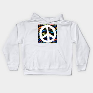 Peace, Man Kids Hoodie